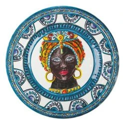 Baci Milano - Baroque Dinner Plate Blue